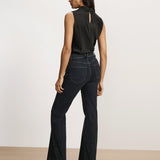 Veronica Beard - Crosbie Crystal Slim Wide - Leg Jean