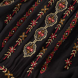 Veronica Beard - Sylvette Embroidered Maxi Dress