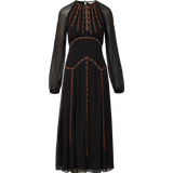 Veronica Beard - Sylvette Embroidered Maxi Dress