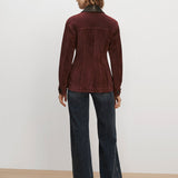 Veronica Beard - Talla Suede Peplum Dickey Jacket