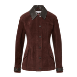 Veronica Beard - Talla Suede Peplum Dickey Jacket
