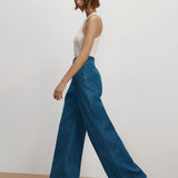 Veronica Beard - Marbeau Denim Wide - Leg Pant