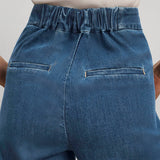 Veronica Beard - Marbeau Denim Wide - Leg Pant