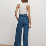 Veronica Beard - Marbeau Denim Wide - Leg Pant