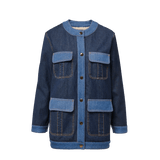 Veronica Beard - Curtis Sherpa - Lined Denim Jacket