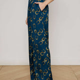 L'AGENCE - Lillian Satin Wide - Leg Pant