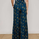 L'AGENCE - Lillian Satin Wide - Leg Pant