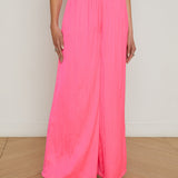 L'AGENCE - Lillian Satin Wide-Leg Pant