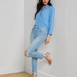 L'AGENCE - High Line Distressed Skinny Jean