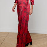 L'AGENCE - Pilar Silk Wide-Leg Pant