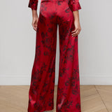 L'AGENCE - Pilar Silk Wide-Leg Pant