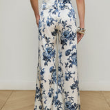 L'AGENCE - Pilar Silk Wide-Leg Pant