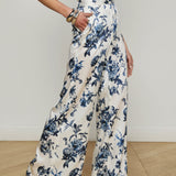 L'AGENCE - Pilar Silk Wide-Leg Pant