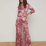 L'AGENCE - Pilar Silk Wide-Leg Pant