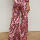 L'AGENCE - Pilar Silk Wide-Leg Pant