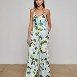 L'AGENCE - Pilar Satin Wide-Leg Pant