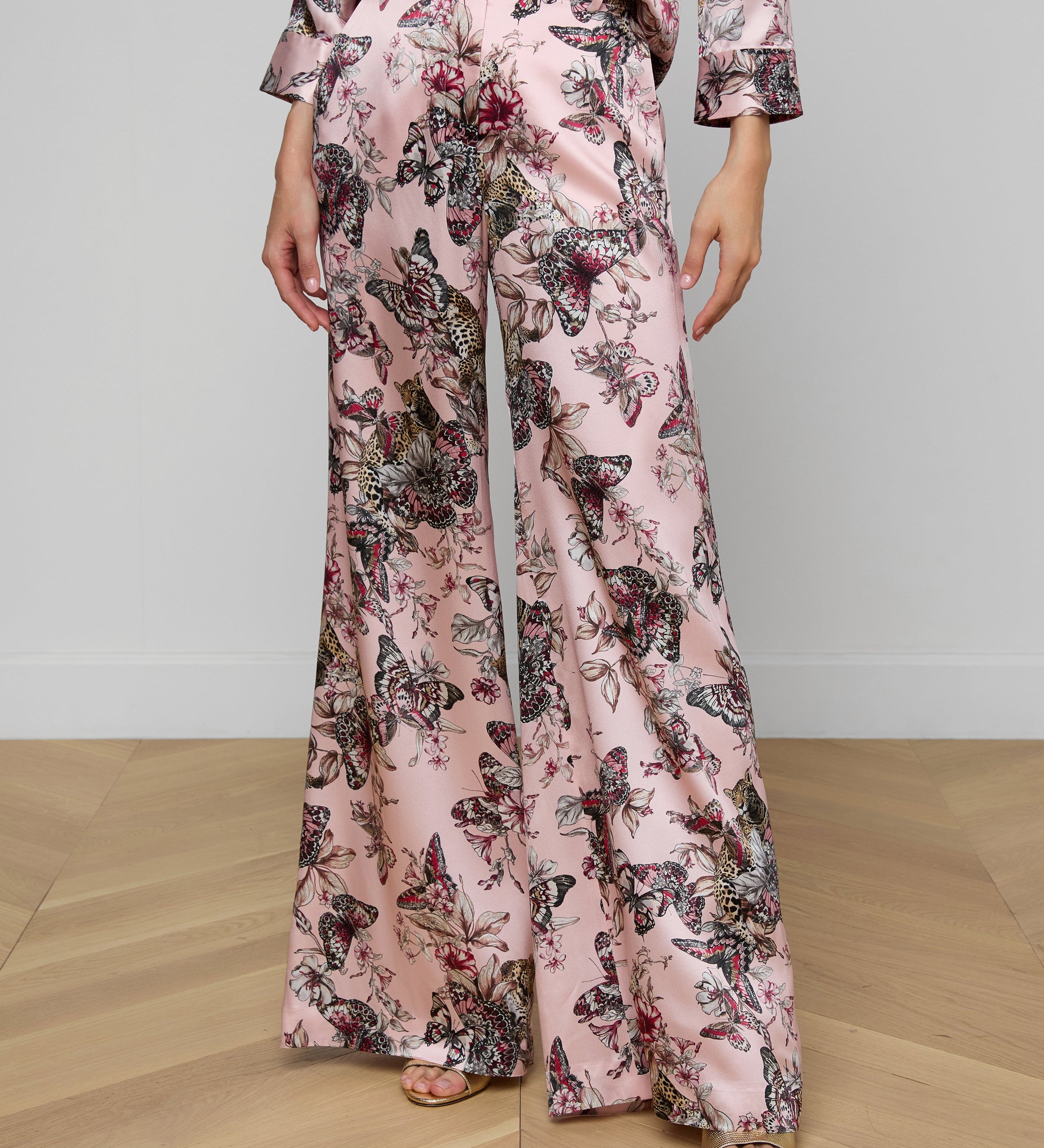 L'AGENCE - Pilar Silk Wide - Leg Pant