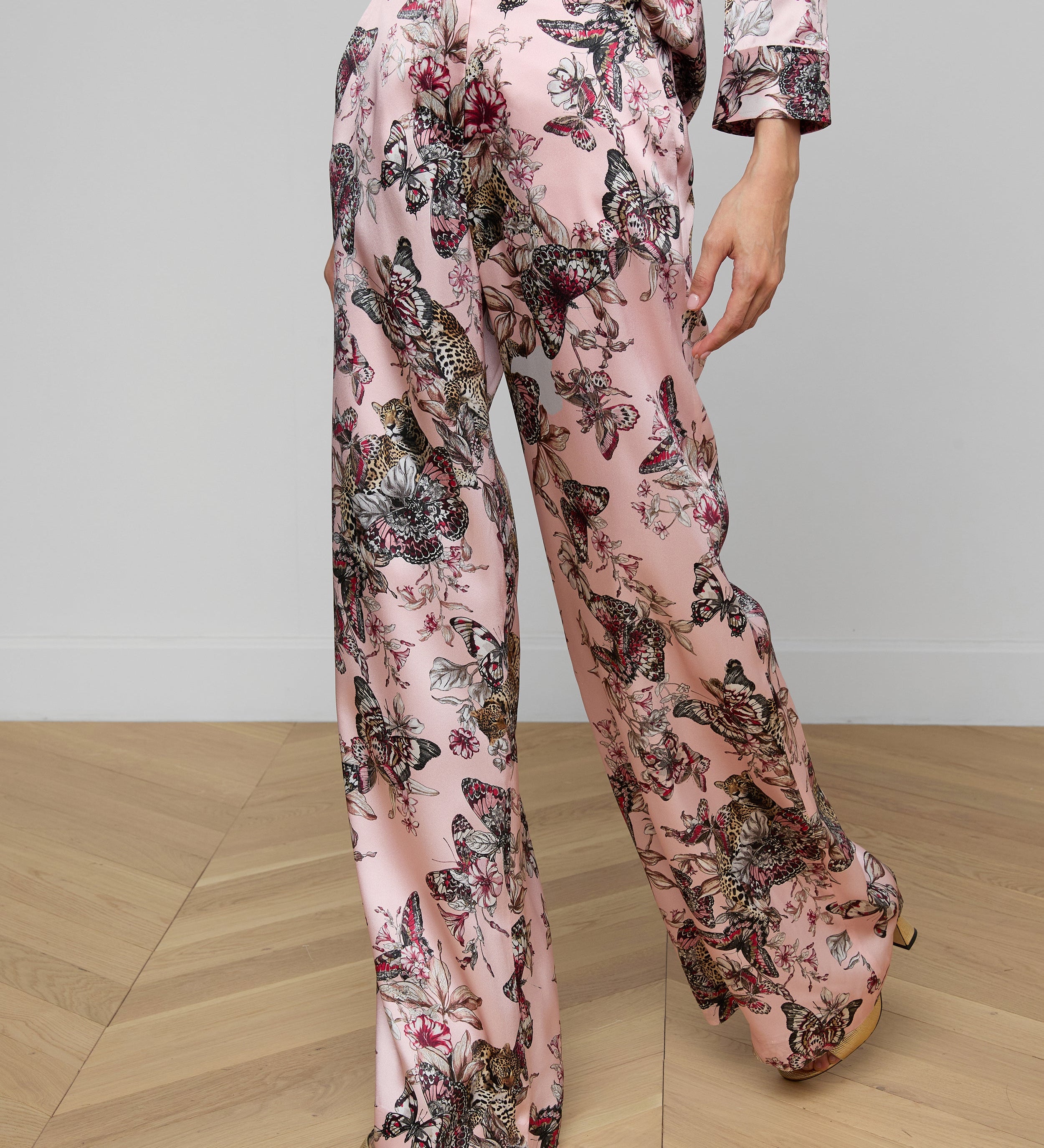 L'AGENCE - Pilar Silk Wide - Leg Pant