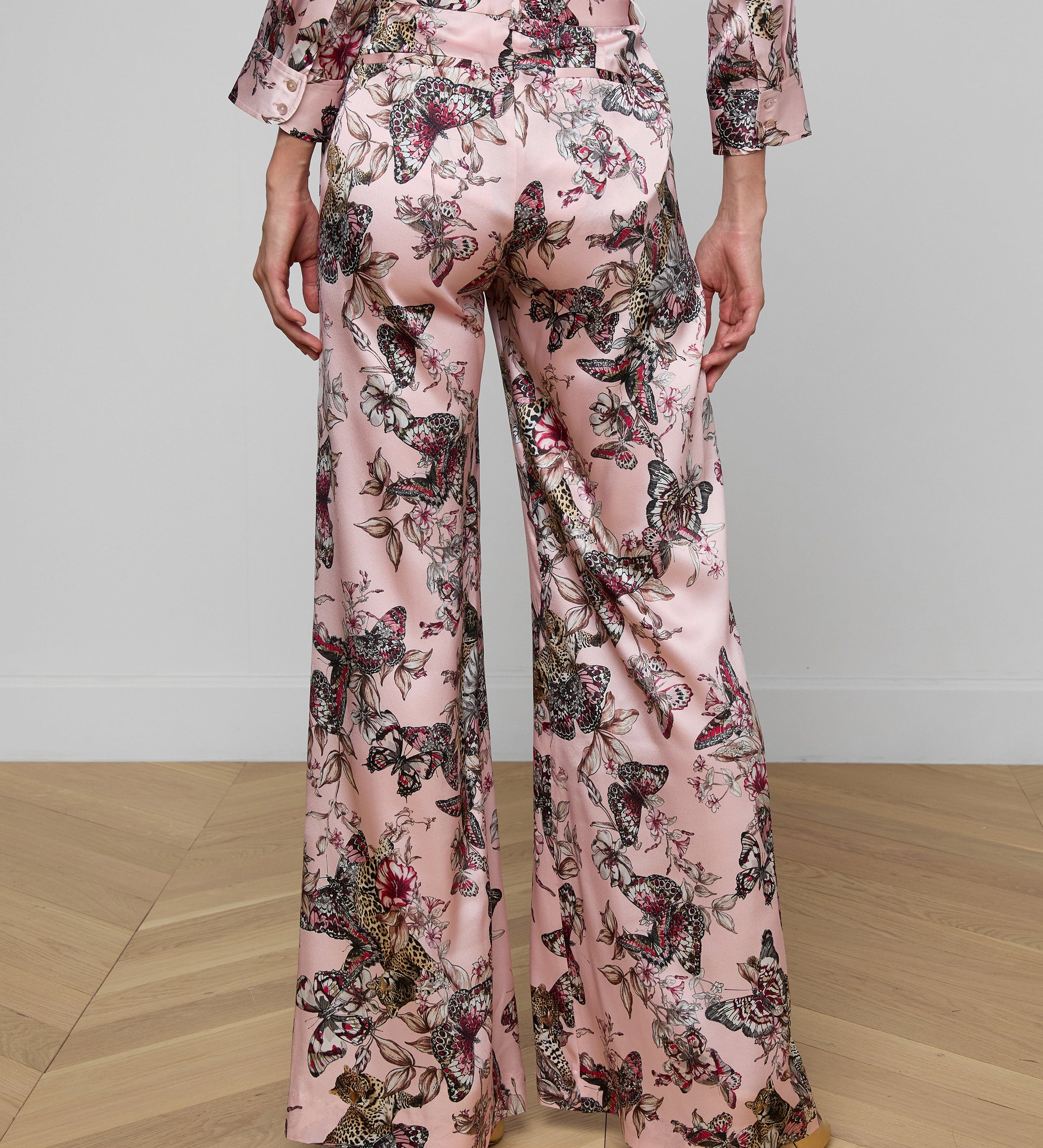 L'AGENCE - Pilar Silk Wide - Leg Pant
