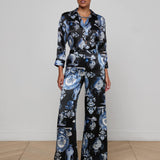 L'AGENCE - Pilar Silk Wide-Leg Pant
