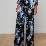 L'AGENCE - Pilar Silk Wide-Leg Pant
