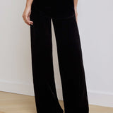 L'AGENCE - Pilar Velvet Wide-Leg Pant