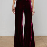 L'AGENCE - Pilar Velvet Wide-Leg Pant