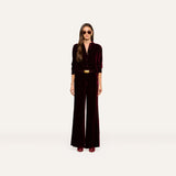 L'AGENCE - Pilar Velvet Wide - Leg Pant