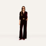 L'AGENCE - Pilar Velvet Wide - Leg Pant