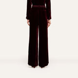 L'AGENCE - Pilar Velvet Wide - Leg Pant