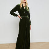 L'AGENCE - Pilar Velvet Wide-Leg Pant