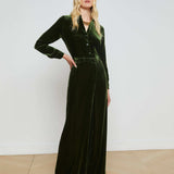 L'AGENCE - Pilar Velvet Wide - Leg Pant
