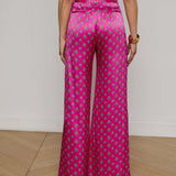 L'AGENCE - Pilar Silk Wide-Leg Pant