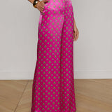L'AGENCE - Pilar Silk Wide-Leg Pant