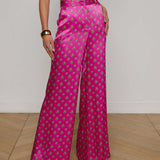 L'AGENCE - Pilar Silk Wide-Leg Pant