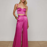L'AGENCE - Pilar Silk Wide-Leg Pant