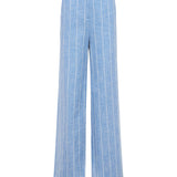 L'AGENCE - Pilar Pinstriped Wide-Leg Pant