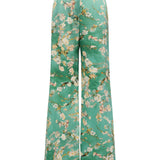 L'AGENCE - Pilar Silk Wide-Leg Pant