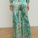 L'AGENCE - Pilar Silk Wide-Leg Pant
