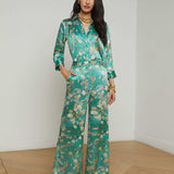 L'AGENCE - Pilar Silk Wide-Leg Pant