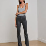 L'AGENCE - Ruth Coated Straight-Leg Jean