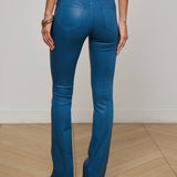 L'AGENCE - Ruth Coated Straight-Leg Jean