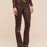 L'AGENCE - Ruth Coated Straight - Leg Jean