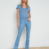 L'AGENCE - Ruth Coated Straight-Leg Jean