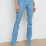 L'AGENCE - Ruth Coated Straight-Leg Jean