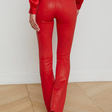 L'AGENCE - Ruth Coated Straight-Leg Jean