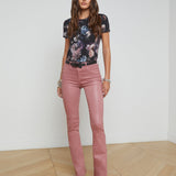 L'AGENCE - Ruth Coated Straight-Leg Jean