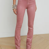L'AGENCE - Ruth Coated Straight-Leg Jean