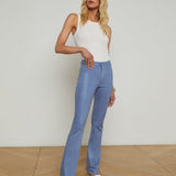 L'AGENCE - Ruth Coated Straight-Leg Jean