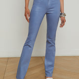 L'AGENCE - Ruth Coated Straight-Leg Jean